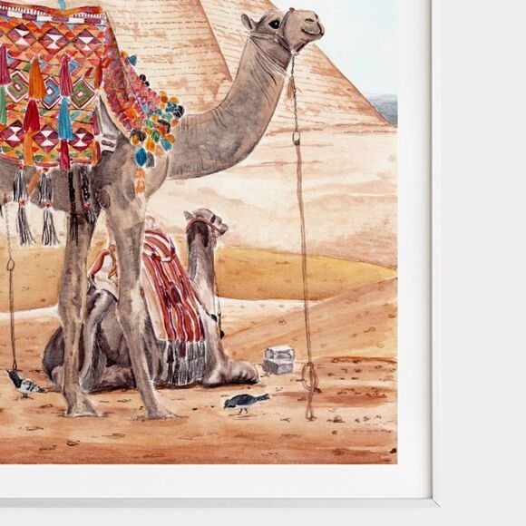 Egypt Pyramids Art Print - Picture 5 of 5